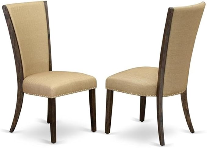 East West Furniture X797VE703-9 9 Piece Dining Set Includes a Rectangle Dining - Image 4