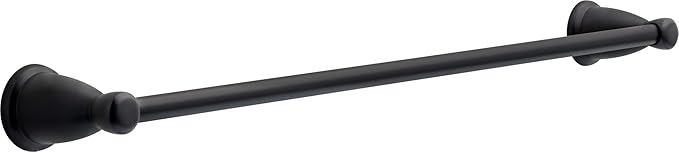 Franklin Brass Kinla 3-Piece Bathroom Set Matte Black 24" Towel Bar Rack - Image 3
