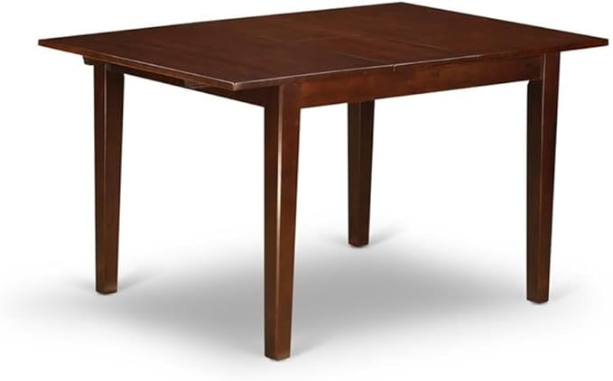 East West Furniture MILA5C-MAH-C 5 Piece Dining Set Includes a Rectangle Dining - Image 3