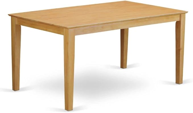 East West Furniture CAPU5H-OAK-C 5 Piece Kitchen Counter Height Dining Table - Image 3