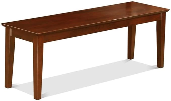 East West Furniture NOML5C-MAH-LC 5 Piece Dining Table Set Includes a Rectangle - Image 5
