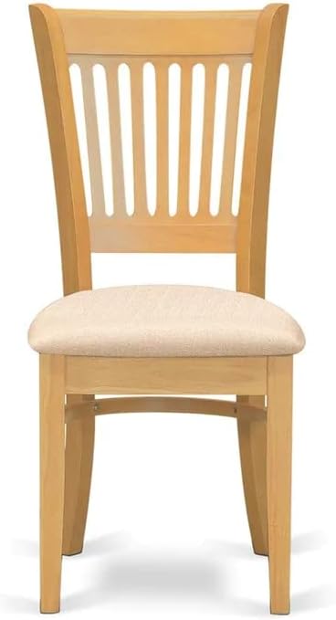 East West Furniture NDVA3-OAK-C 3 Piece Dining Room Furniture Set Contains a - Image 9