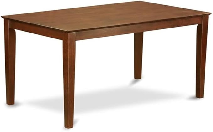 East West Furniture CAIP7-MAH-C 7 Piece Dining Table Set Consist of a Rectangle - Image 3