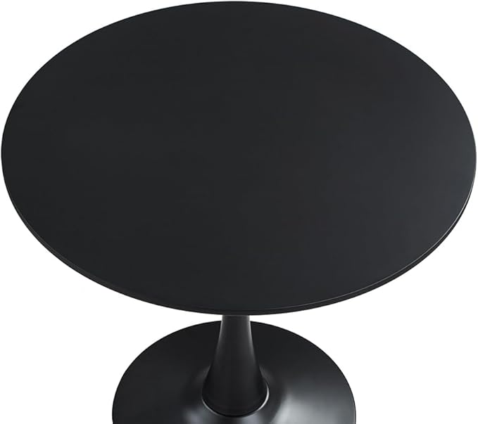 27.3" Tulip Dining Table, Mid-Century Modern Style, Round MDF Top - Image 6