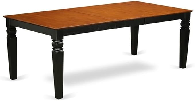East West Furniture LGKE9-BCH-W 9 Piece Dining Table Set Includes a Rectangle - Image 3