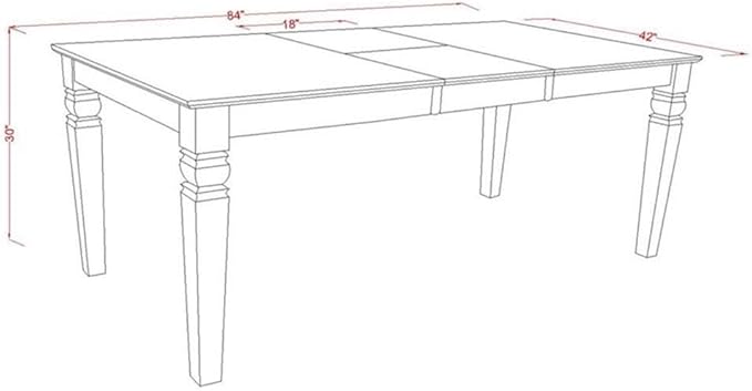 East West Furniture LGNI9-BLK-LC 9 Piece Kitchen Table & Chairs Set Includes a - Image 5