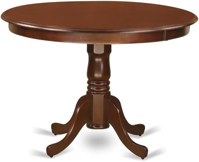 East West Furniture HLDU5-MAH-LC 5 Piece Kitchen Table Set - Image 3