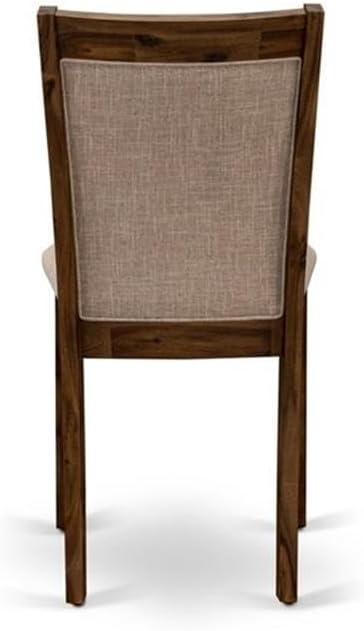 East West Furniture DLMZ5-AWN-04 5 Piece Kitchen Table Set - Image 4