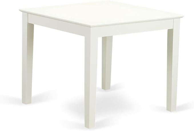 East West Furniture OXEN3-LWH-06 3 Piece Kitchen Table Set - Image 2