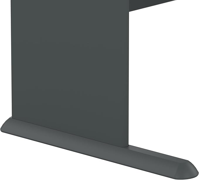 Bush Business Furniture Series A 48W Computer Desk in White Spectrum and Slate - Image 7