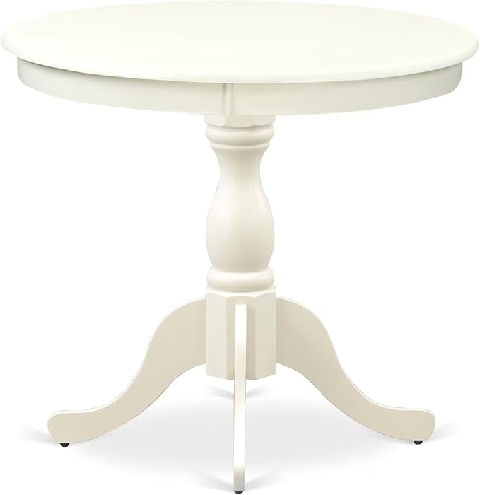 East West Furniture AMGR3-LWH-W 3 Piece Dinette Set - Image 3