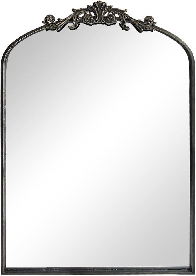 Wall Mirror Window Decorative Traditional Mirrors Antique Arched Farmhouse - Image 2