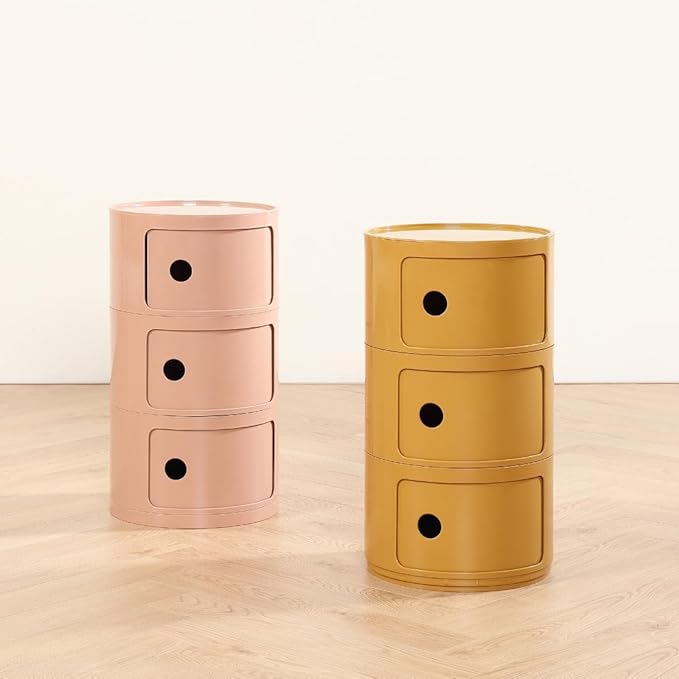 COZYMATIC 3 Tier Round Nightstand - Image 3