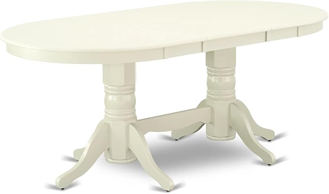 East West Furniture VAAS9-LWH-41 9 Piece Modern Dining Table Set Includes A - Image 3