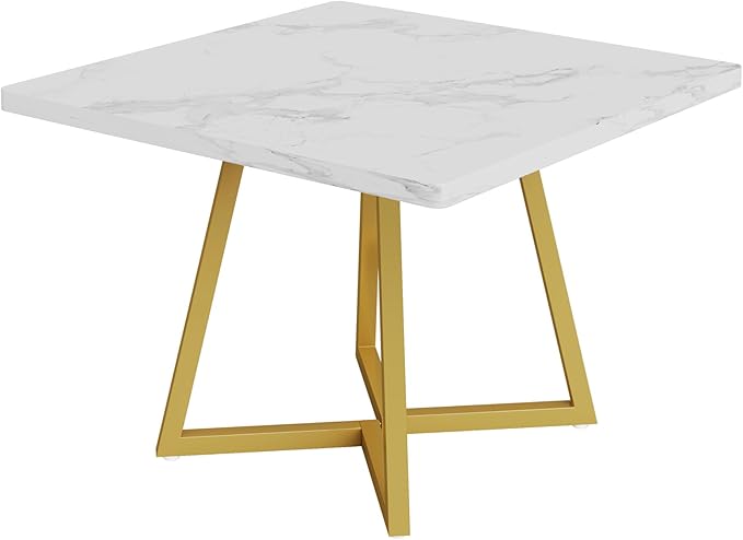 Tribesigns Square Dining Table for 2, 31.5" Modern Dinner Table - Image 9