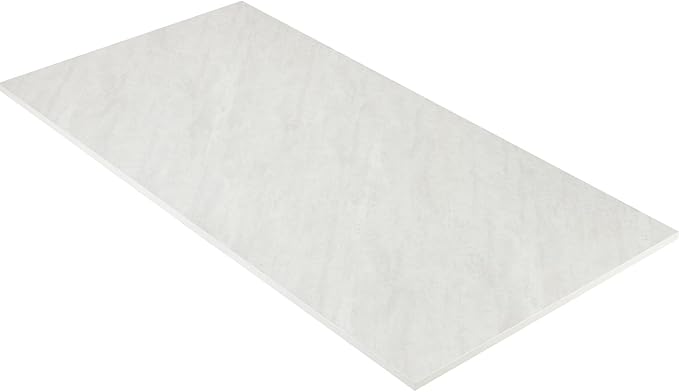 Kaboon Universal Tabletop 60"x18", Solid One-Piece Melamine Table Top, Double by Kaboon
