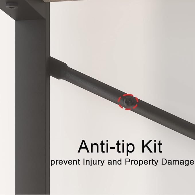 HSH Tall Bookcases and Book Shelves 6 Shelf, Metal Wooden Book Shelf and - Image 5