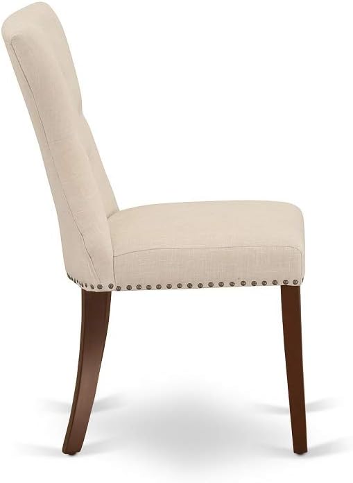 East West Furniture MLGA3-MAH-32 3 Piece Dining Room Table Set Contains a - Image 9