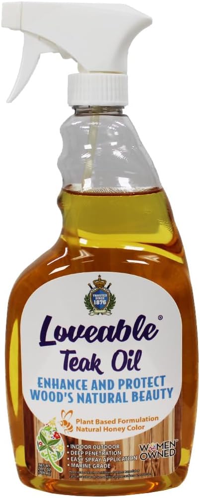 EcoDecors Protective Bundle – Loveable Teak Conditioning Oil, Teak Furniture - Image 2