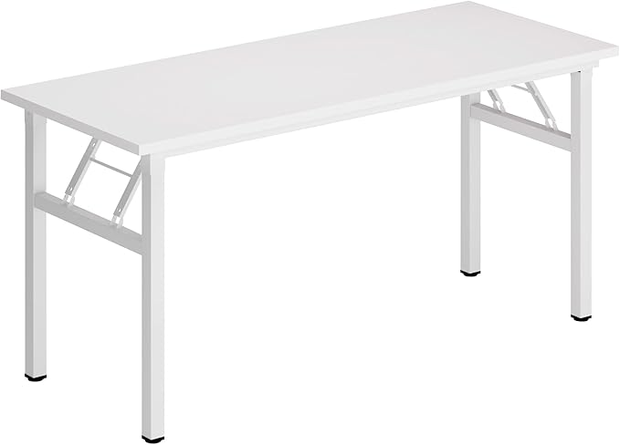 DlandHome Large Computer Desk, Folding Desk, Decent and Steady Home Office - Image 8
