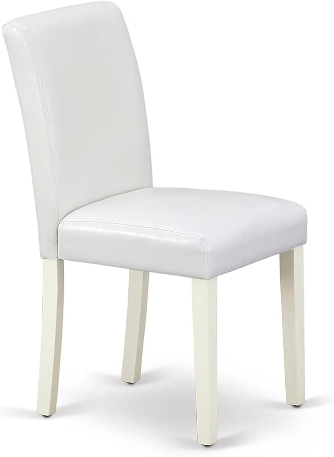 East West Furniture VAAB9-LWH-64 9 Piece Modern Dining Table Set Includes an - Image 11