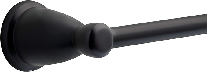 Franklin Brass Kinla 3-Piece Bathroom Set Matte Black 24" Towel Bar Rack - Image 2