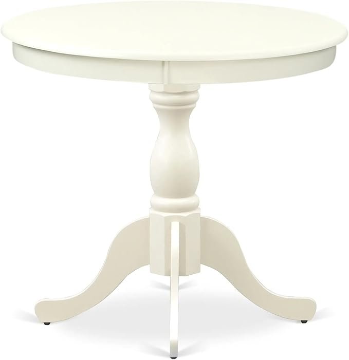 East West Furniture AMDA3-LWH-W 3 Piece Dinette Set - Image 5