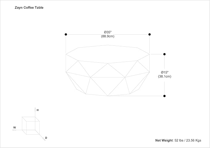 SIMPLIHOME Zayn Coffee Table - Image 3