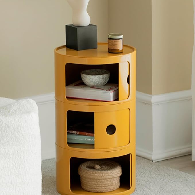 COZYMATIC 3 Tier Round Nightstand - Image 4
