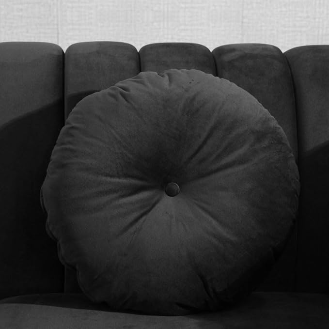Sectional Sofa Set, Microfiber Chesterfield Upholstered Sofas Loveseat Couch - Image 8