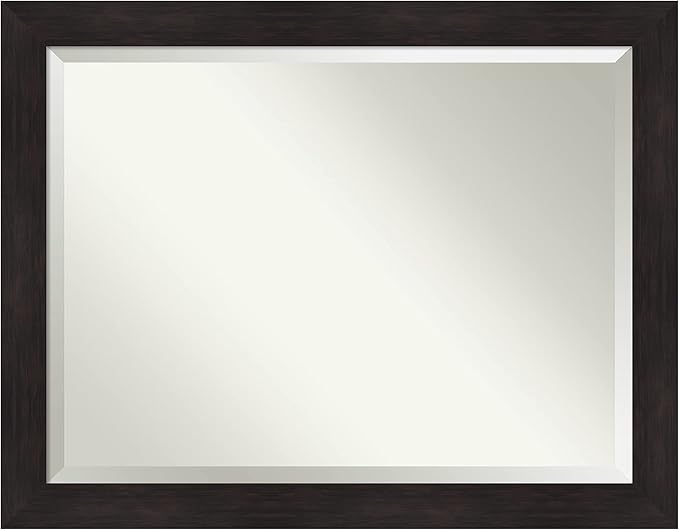 Amanti Art Brown Bathroom Mirror by AmantiArt
