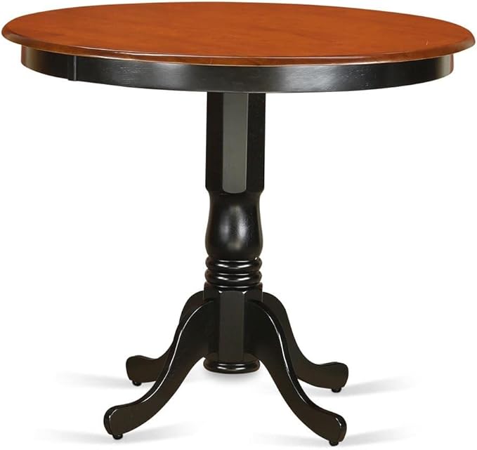 East West Furniture TRCH3-BLK-C 3 Piece Counter Height Dining Set - Image 2