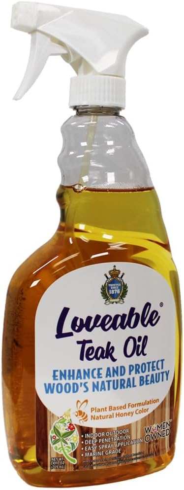 EcoDecors Loveable 24 oz Spray Bottle Teak Oil - Image 2