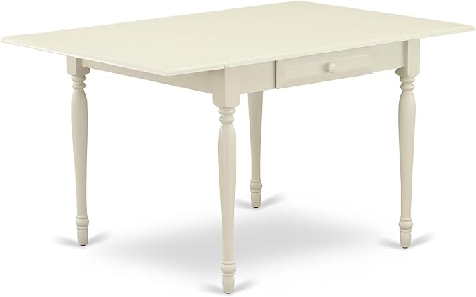 East West Furniture MZAV5-LWH-W 5 Piece Dinette Set - Image 3