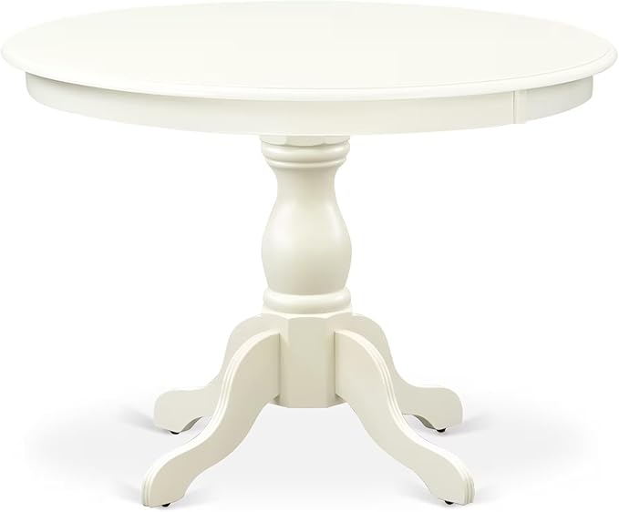 East West Furniture HBDA5-LWH-C 5 Piece Kitchen Table & Chairs Set Includes a - Image 3