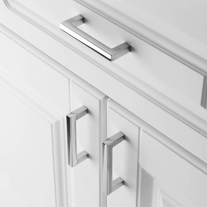 KOOFIZO 20-Pack Solid Square Bar Cabinet Handle - Image 4