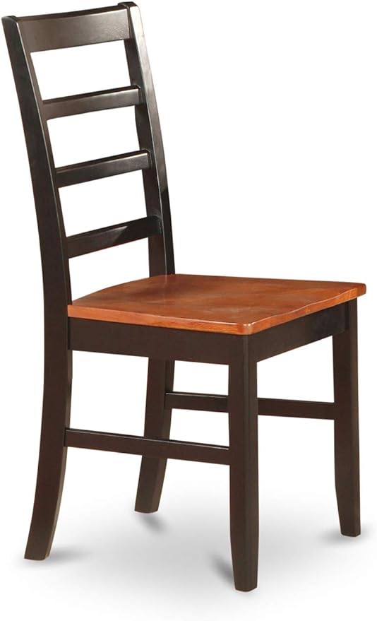 East West Furniture QUPF5-BCH-W 5 Piece Dining Table Set - Image 7