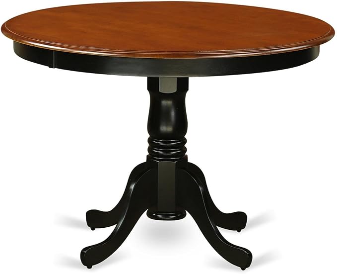 East West Furniture HLNO3-BCH-W 3 Piece Kitchen Table & Chairs Set Contains a - Image 2