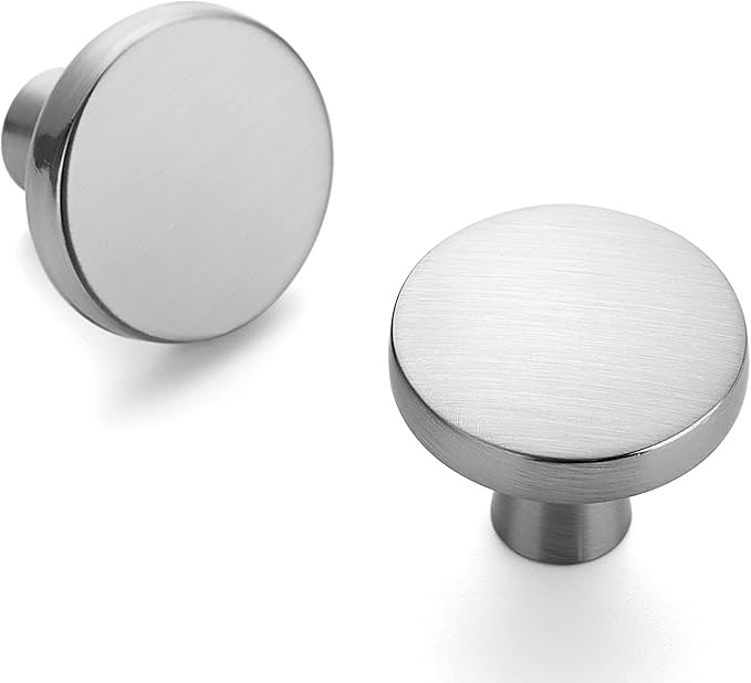 Ravinte 30 Pack Drawer Pulls 1-1/4 Inch Kitchen Cabinet Knobs Brushed Nickel - Image 9