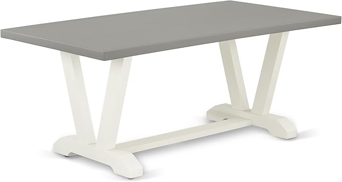 East West Furniture V097VE005-9 9 Piece Modern Dining Table Set Includes a - Image 3