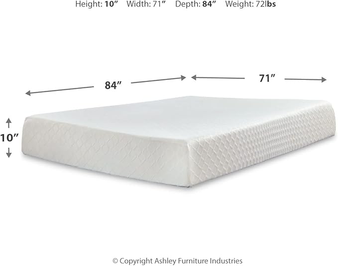 Signature Design by Ashley California King Size Chime 10 Inch Medium Firm - Image 2
