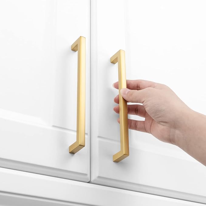 KOOFIZO 30-Pack Solid Square Bar Cabinet Handle - Image 4