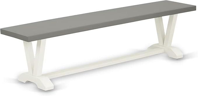 East West Furniture V097EN206-6 6 Piece Kitchen Table Set Contains a Rectangle - Image 5