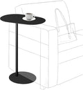 Modern Metal Side Table C Shaped End Table by Unknown