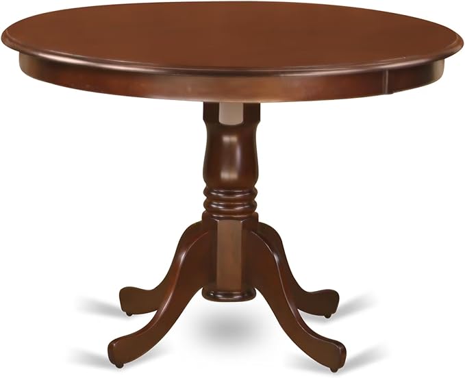 East West Furniture HLML5-MAH-LC 5 Piece Dining Table Set - Image 3