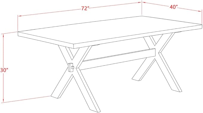 East West Furniture X627MZ606-9 9 Piece Modern Dining Table Set Includes a - Image 14