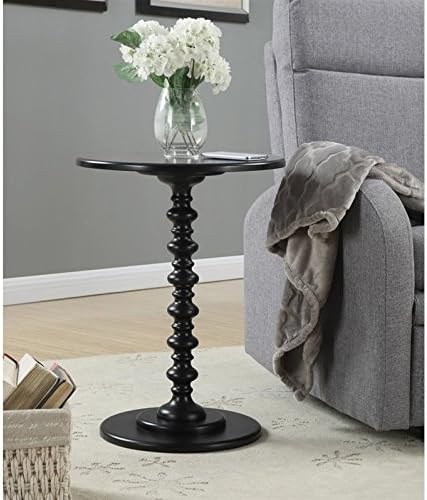 Convenience Concepts Palm Beach Spindle 17.75" Traditional Round End Living Room - Image 4