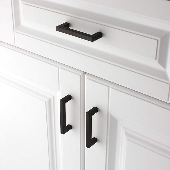 KOOFIZO 30-Pack Solid Square Bar Cabinet Handle - Image 4