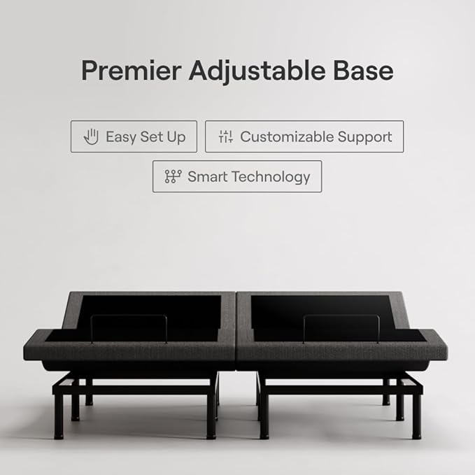 Nectar Luxe Twin XL Adjustable Base & 14” Mattress - Image 2