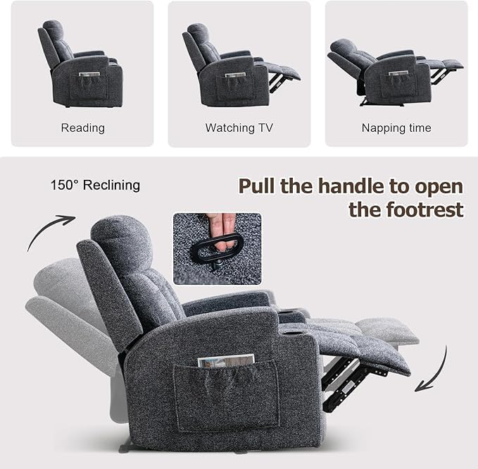 Phoenix Home Manual Recliner Chair - Image 4